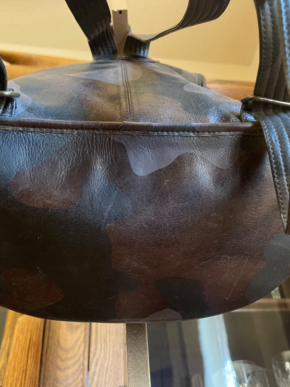 Belstaff Roadmaster Camouflage Leather Backpack New! Retail $428